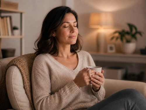 Femme apaisée – accompagnement corps et émotions Finistère